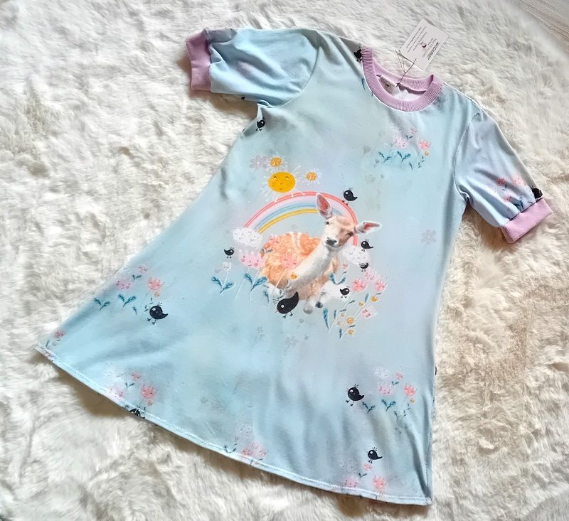 Kinderkleid Sommerkleid PANEL REH in Gr. 140 Kinderkleid Sommerkleid PANEL REH in Gr. 140