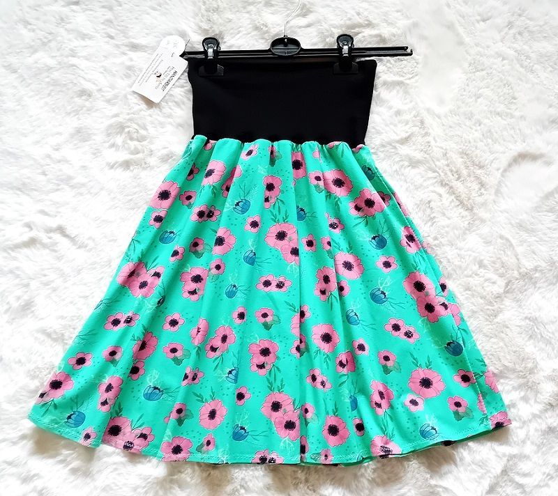 Damenrock Tellerrock  ANEMONEN  in Universal Gr. 36-40 Damenrock Tellerrock  ANEMONEN  in Universal Gr. 36-40