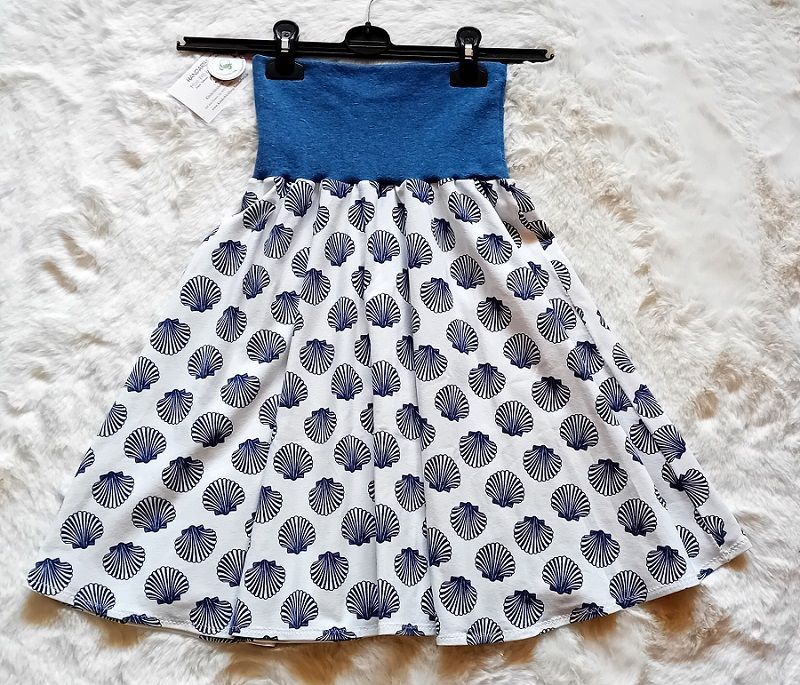 Damenrock Tellerrock  MUSCHELN in Universal Gr. 36-40 Damenrock Tellerrock  MUSCHELN in Universal Gr. 36-40