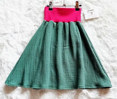 Kinderrock Tellerrock MUSSELIN petrol in Gr. 146/152 Kinderrock Tellerrock MUSSELIN petrol in Gr. 146/152