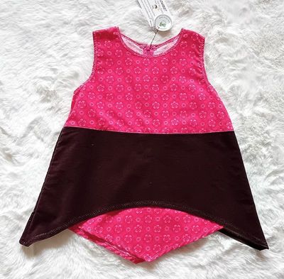 Tunikakleid Kinder Cord BLUMEN in Gr. 104 Tunikakleid Kinder Cord BLUMEN in Gr. 104