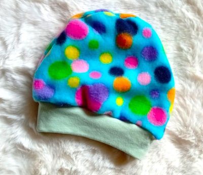 Baby Beanie PUNKTE RAUTEN / 6-9 Monate Baby Beanie PUNKTE RAUTEN / 6-9 Monate