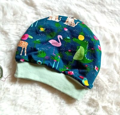 Baby Beanie DSCHUNGEL MONSTER / 6-9 Monate Baby Beanie DSCHUNGEL MONSTER / 6-9 Monate