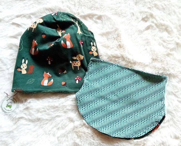 Kinder Set Beanie|Loop HERBSTWALD / 1-3,5 Jahre Kinder Set Beanie|Loop HERBSTWALD / 1-3,5 Jahre