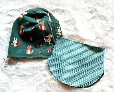 Kinder Set Beanie|Loop HERBSTWALD / 1-3,5 Jahre Kinder Set Beanie|Loop HERBSTWALD / 1-3,5 Jahre