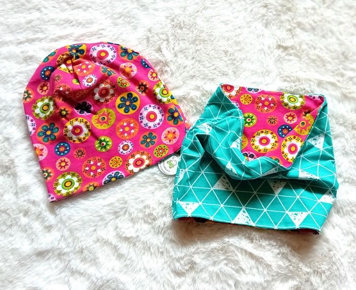 Kinder Set Beanie|Loop  BLUMEN / 3-10 Jahre Kinder Set Beanie|Loop  BLUMEN / 3-10 Jahre