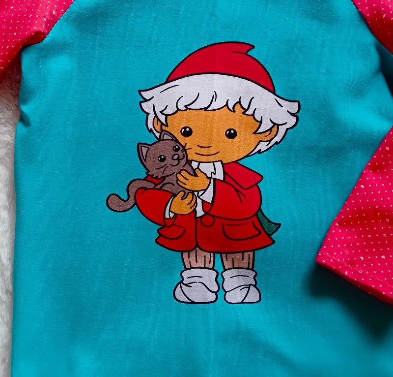 Langarmshirt Kinder SANDMANN mit Katze in Gr. 98