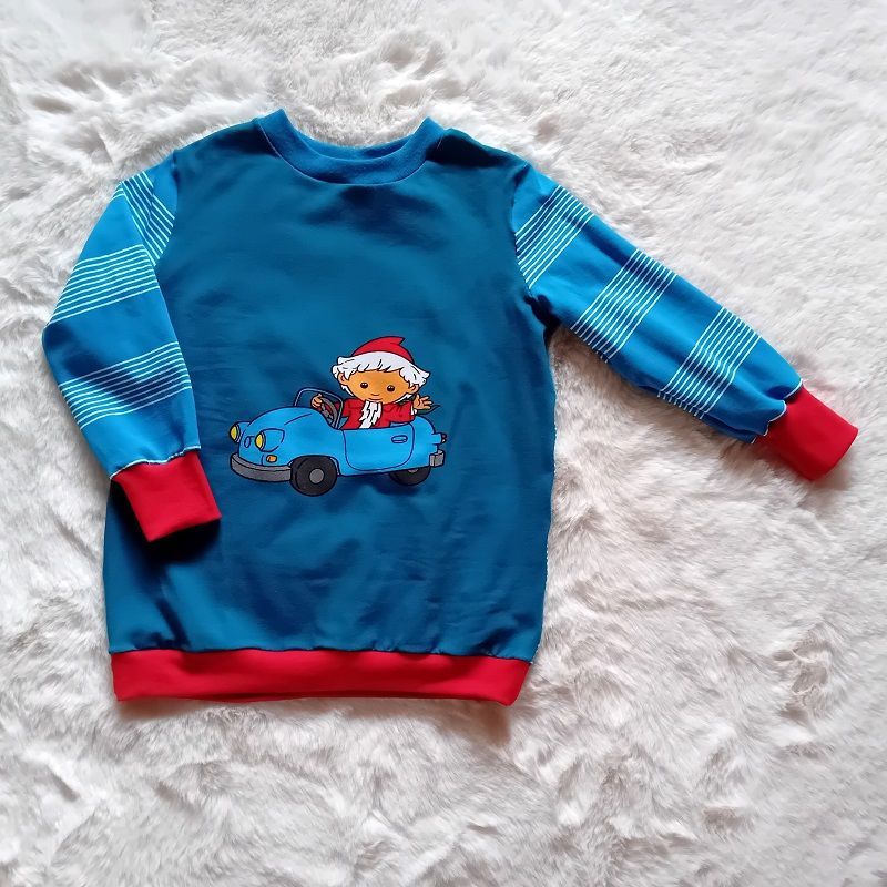 Kinder Pullover SANDMANN im Auto in Gr. 98/104