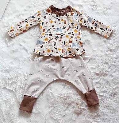 Baby Set Pumphose & Pullover SAFARITOUR in Gr. 68/74 Baby Set Pumphose & Pullover SAFARITOUR in Gr. 68/74