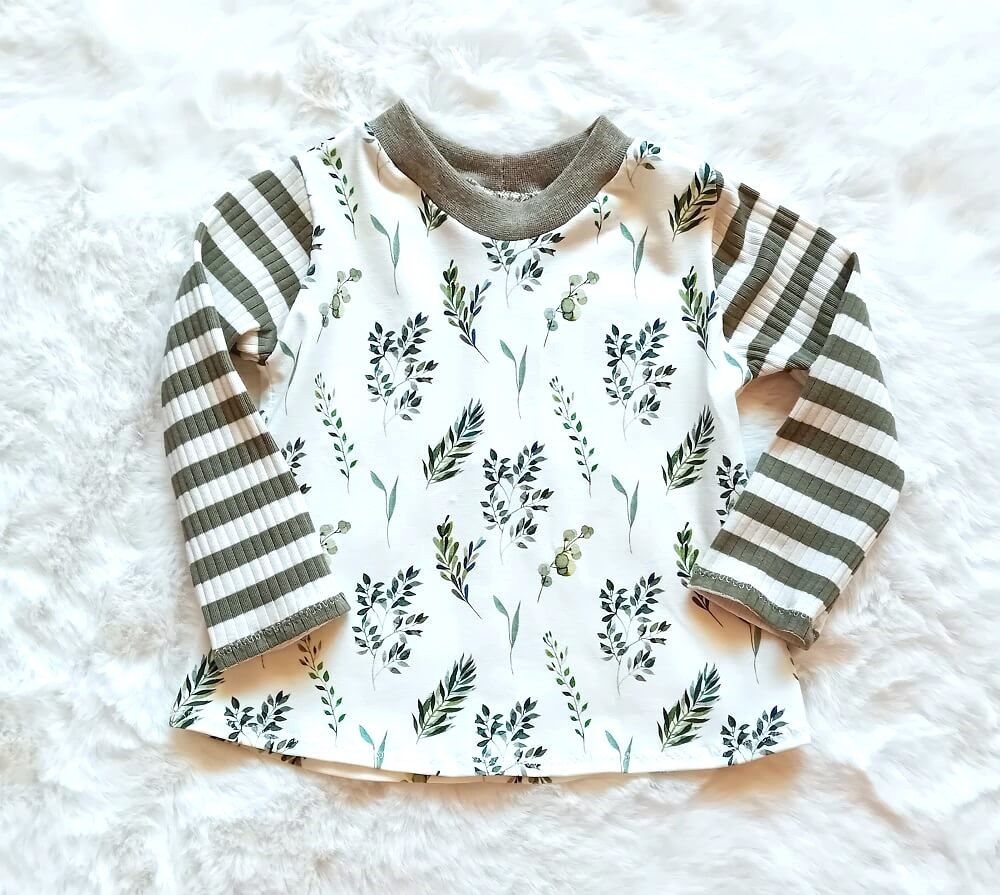 Baby Pullover EUKALYPTUS in Gr. 74 Baby Pullover EUKALYPTUS in Gr. 74