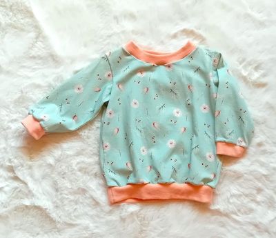 Baby Pullover  SOMMERWIND in Gr. 74 Baby Pullover  SOMMERWIND in Gr. 74