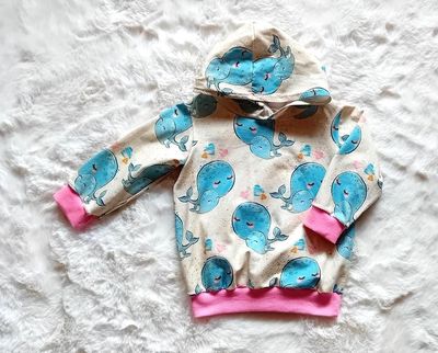 Baby Kapuzenpullover WALE in Gr. 74 Baby Kapuzenpullover WALE in Gr. 74