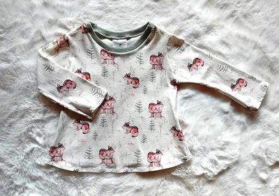 Baby Pullover  EICHHORNLIEBE in Gr. 74 Baby Pullover  EICHHORNLIEBE in Gr. 74