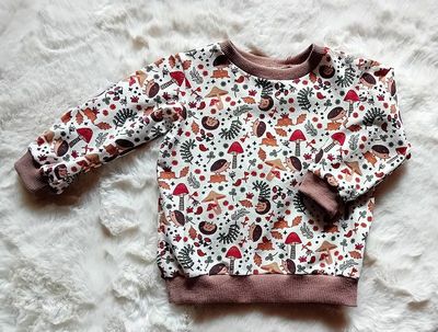 Baby Pullover  HERBSTWALD in Gr. 74 Baby Pullover  HERBSTWALD in Gr. 74