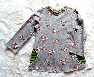 Kinderpullover langarm FRECHER FUCHS in Gr. 122