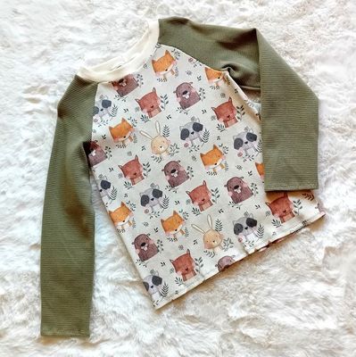 Langarmshirt Kinder WALDLIEBE in Gr. 128