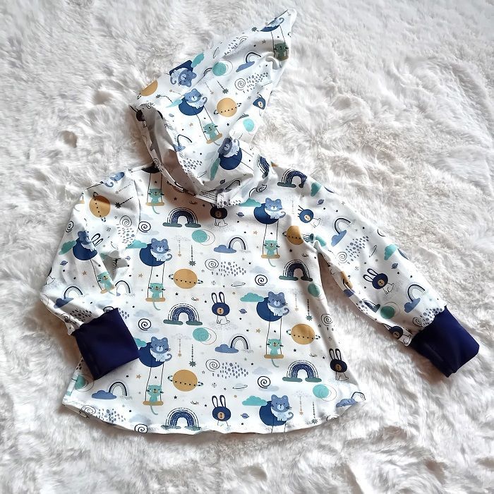 Kinderpullover langarm SPIELTIERE in Gr. 86