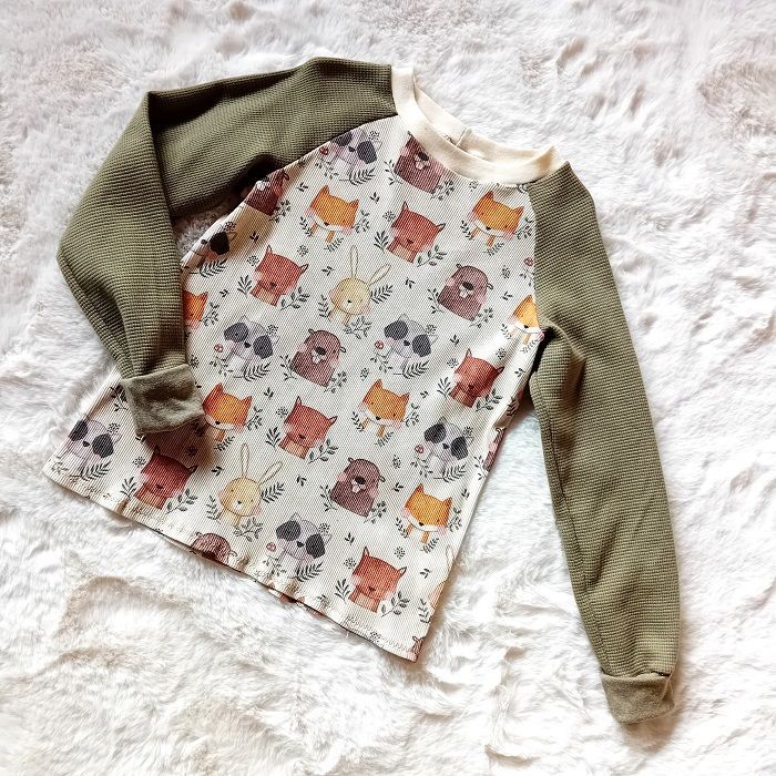 Langarmshirt Kinder WALDLIEBE in Gr. 128