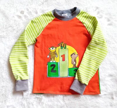 Langarmshirt Jungen JANOSCH FUSSBALL CHAMPION in Gr. 116