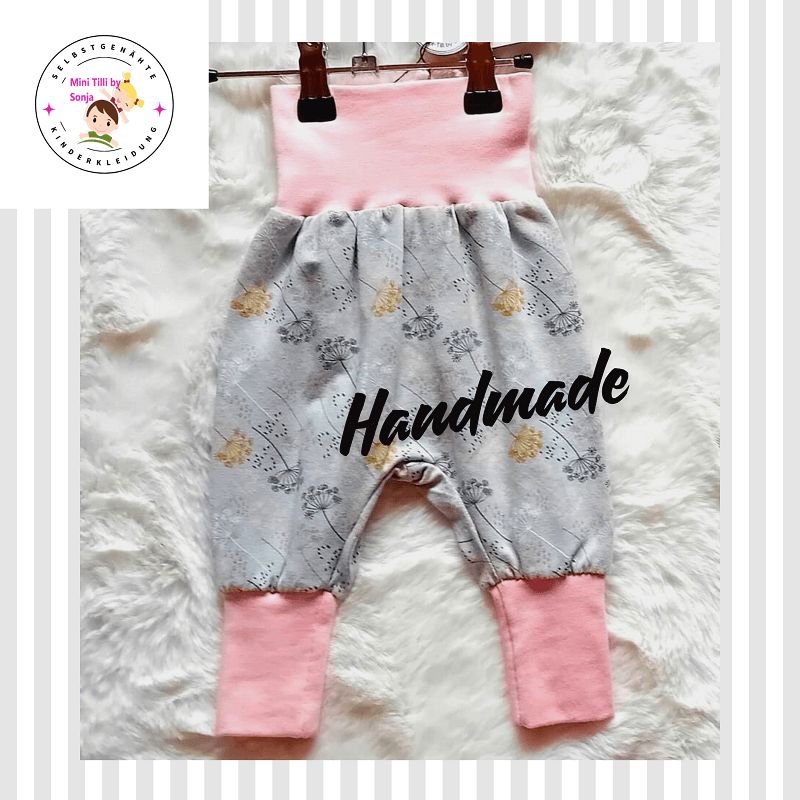 Baby Pumphose GRASHALME in Gr. 62 bis 74