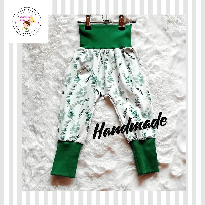 Baby Pumphose EUKALYPTUS in Gr. 74/80