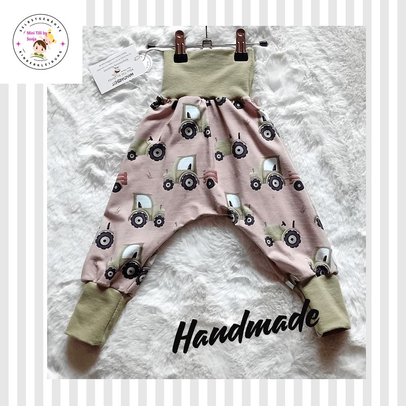 Pumphose Jungen TRAKTOR in Gr. 74 bis 92