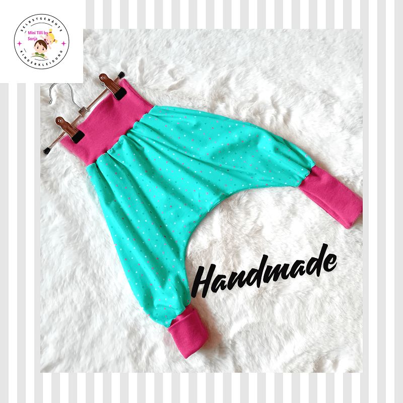 Baby Pumphose PUNKTE in Gr. 74/80