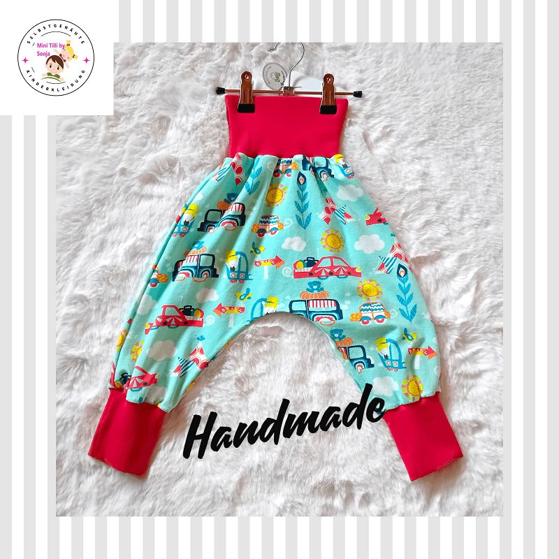 Pumphose Kinder SOMMERAUSFLUG in Gr. 80/86 und 98/104