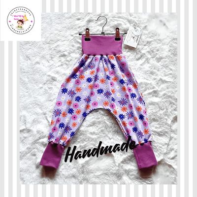 Pumphose Kinder BLUMEN in Gr. 86/92