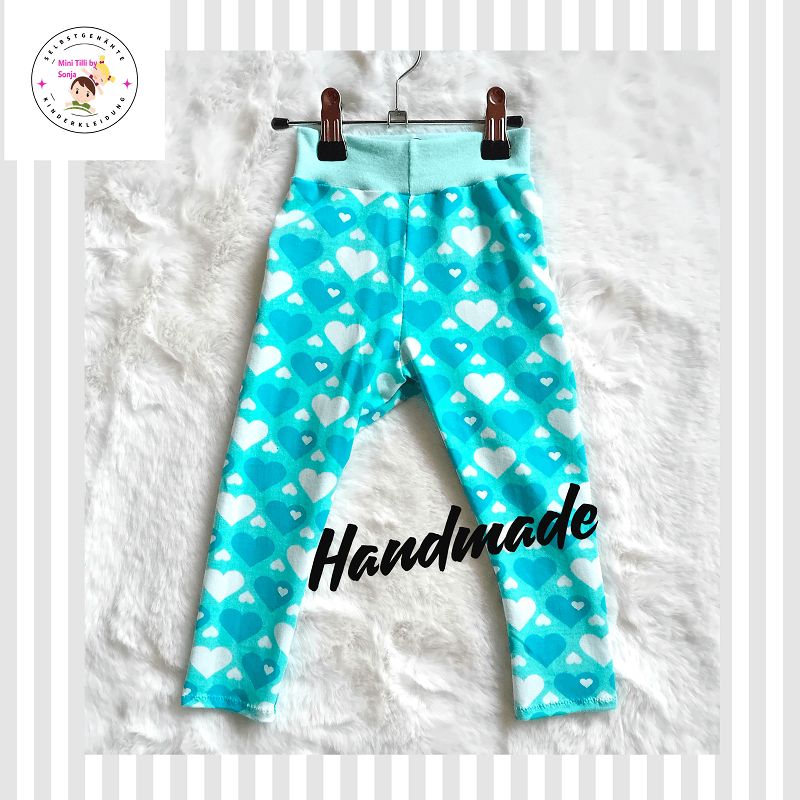 Kinder Leggings HERZEN in Gr. 80