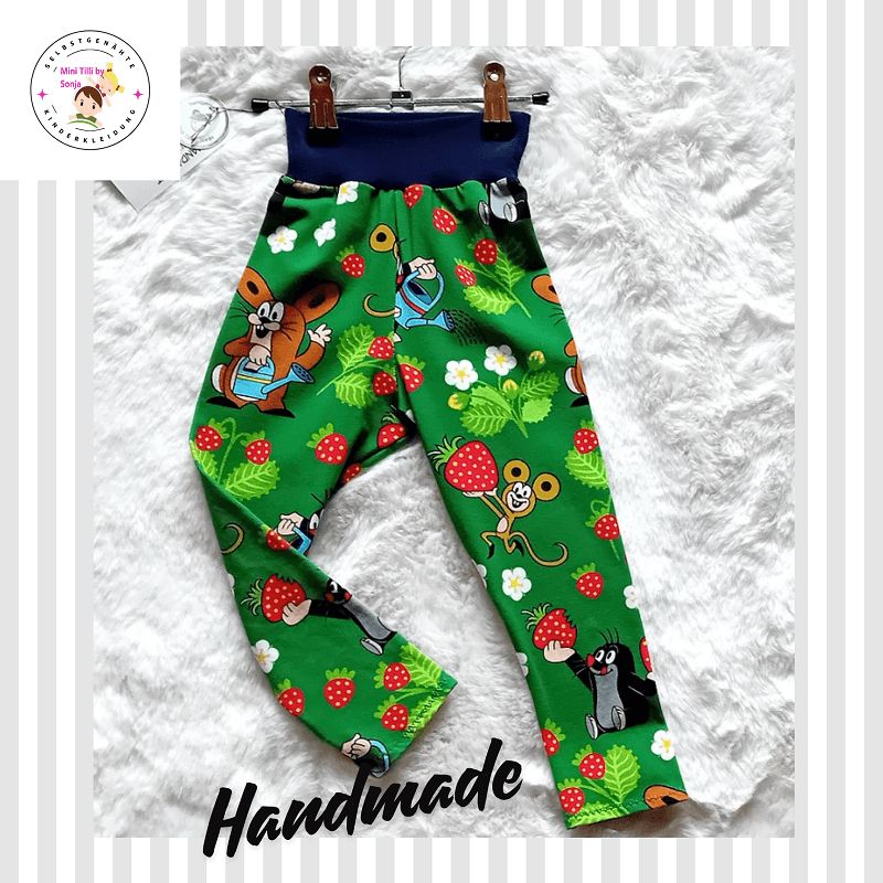 Kinder Leggings  MAULWURF in Gr. 86