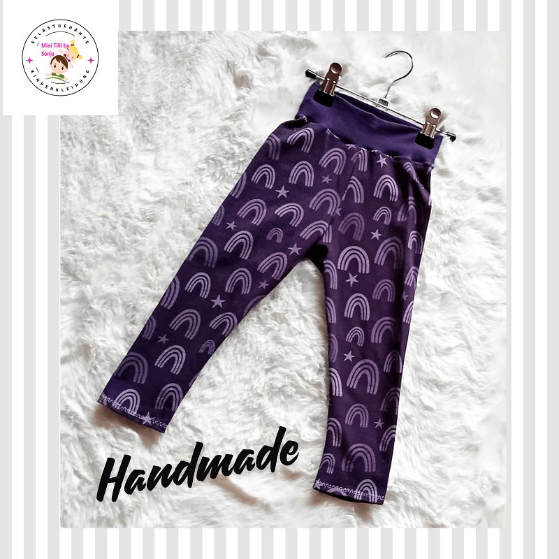 Kinder Leggings  REGENBOGEN in Gr. 80