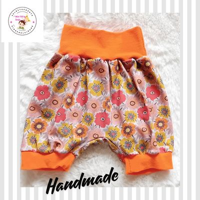 Kindershorts SOMMERBLUMEN in Gr. 80-92