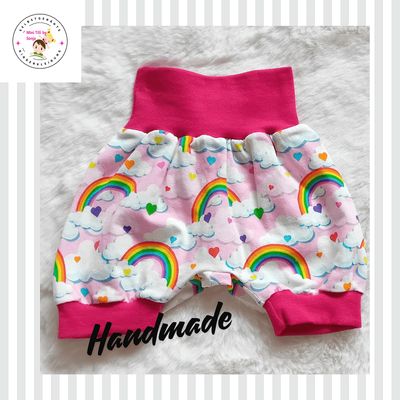 Babyshorts REGENBOGEN in Gr. 56/62