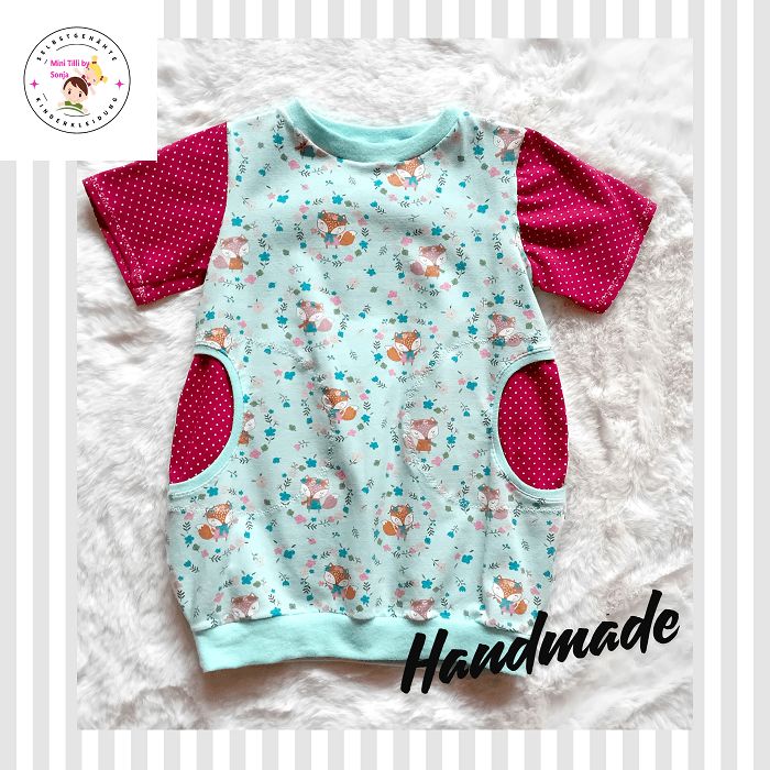 Baby Ballonkleid FUCHSMAEDCHEN in Gr. 74/80