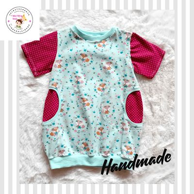 Baby Ballonkleid FUCHSMAEDCHEN in Gr. 74/80