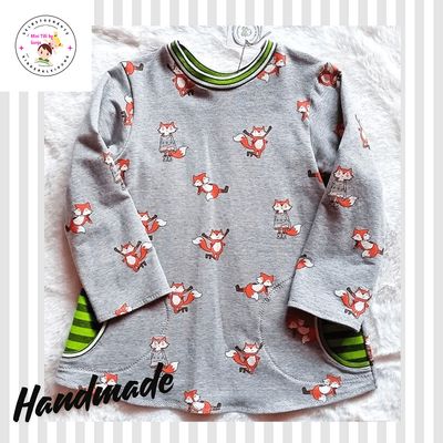 Kinderpullover langarm FRECHER FUCHS in Gr. 122