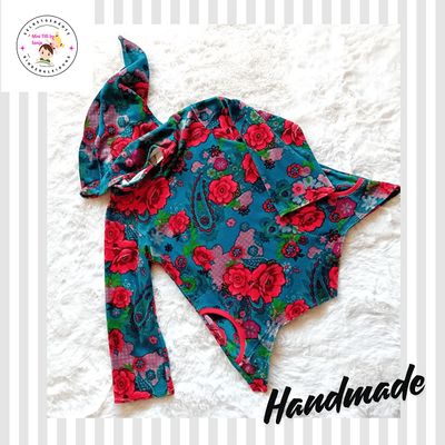 Zipfelpullover Kinder NICKIBLUMEN in Gr. 128