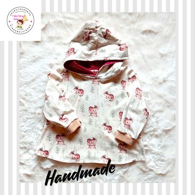 Kapuzenpullover Kinder Hoodie EICHHORN in Gr. 80