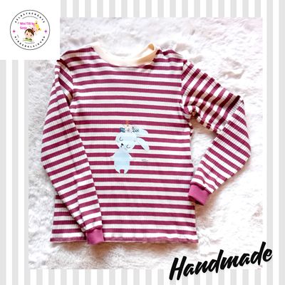 Langarmshirt Kinder GESTREIFT in Gr. 128