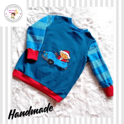 Kinder Pullover SANDMANN im Auto in Gr. 98/104