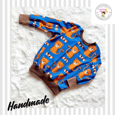 Jungen Pullover  ZIRKUS TIGER in Gr. 92