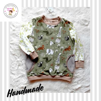 Jungen Pullover DSCHUNGEL in Gr. 98/104