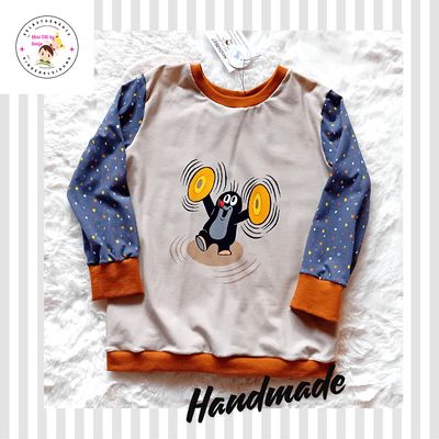 Kinder Pullover DER KLEINE MAULWURF in Gr. 110/116