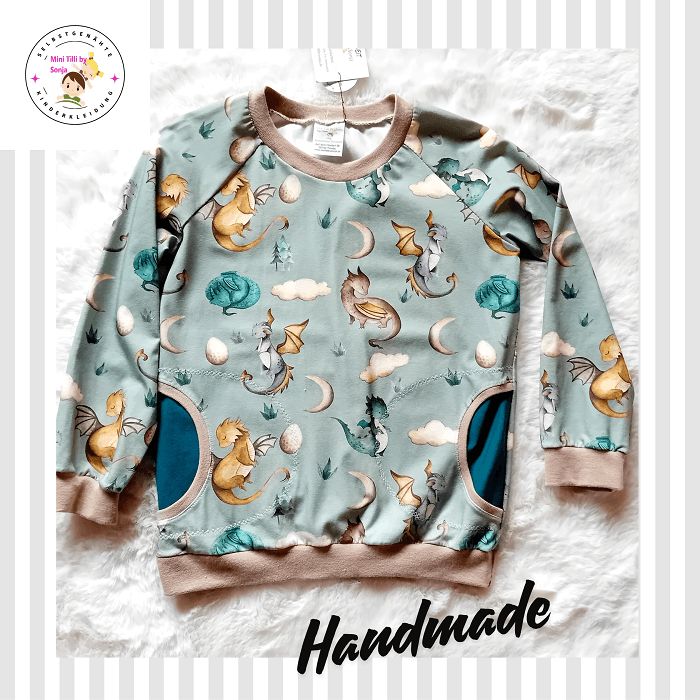 Jungen Pullover FLUGDRACHEN in Gr. 116