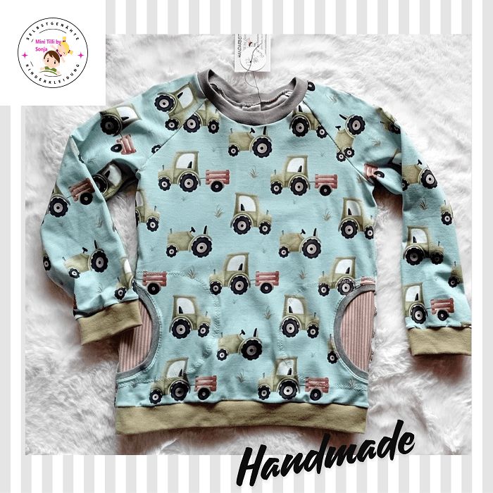 Jungen Pullover TRAKTOREN in Gr. 122