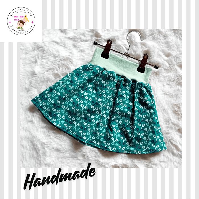 Kinderrock Tellerrock BLUMENREIGEN in Gr. 86/92