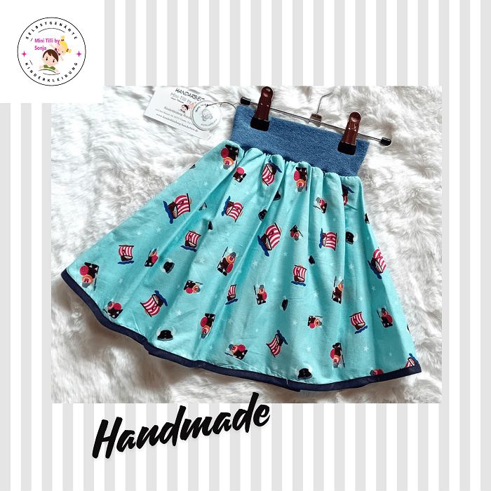 Kinderrock Tellerrock WIKINGER in Gr. 110/116