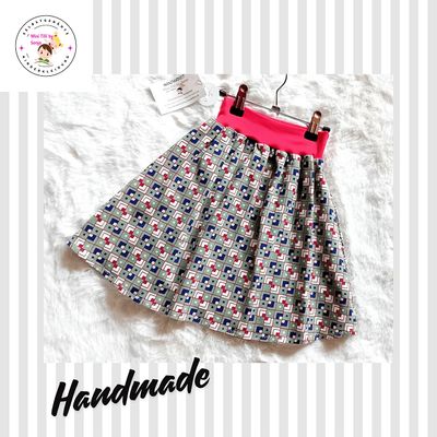 Kinderrock Tellerrock KAROS GRAU in Gr. 122/128