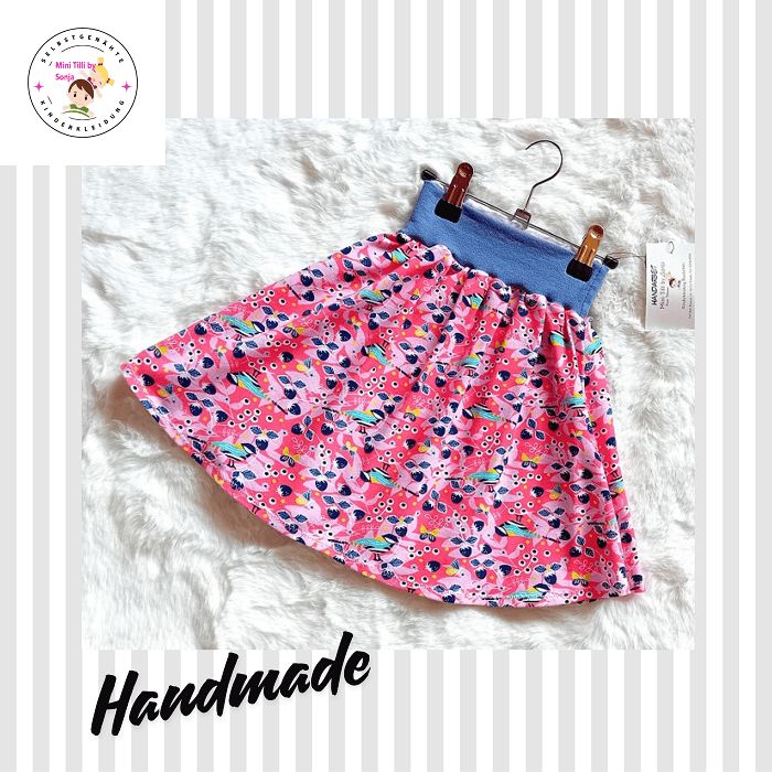 Kinderrock Tellerrock BEEREN in Gr. 110/116